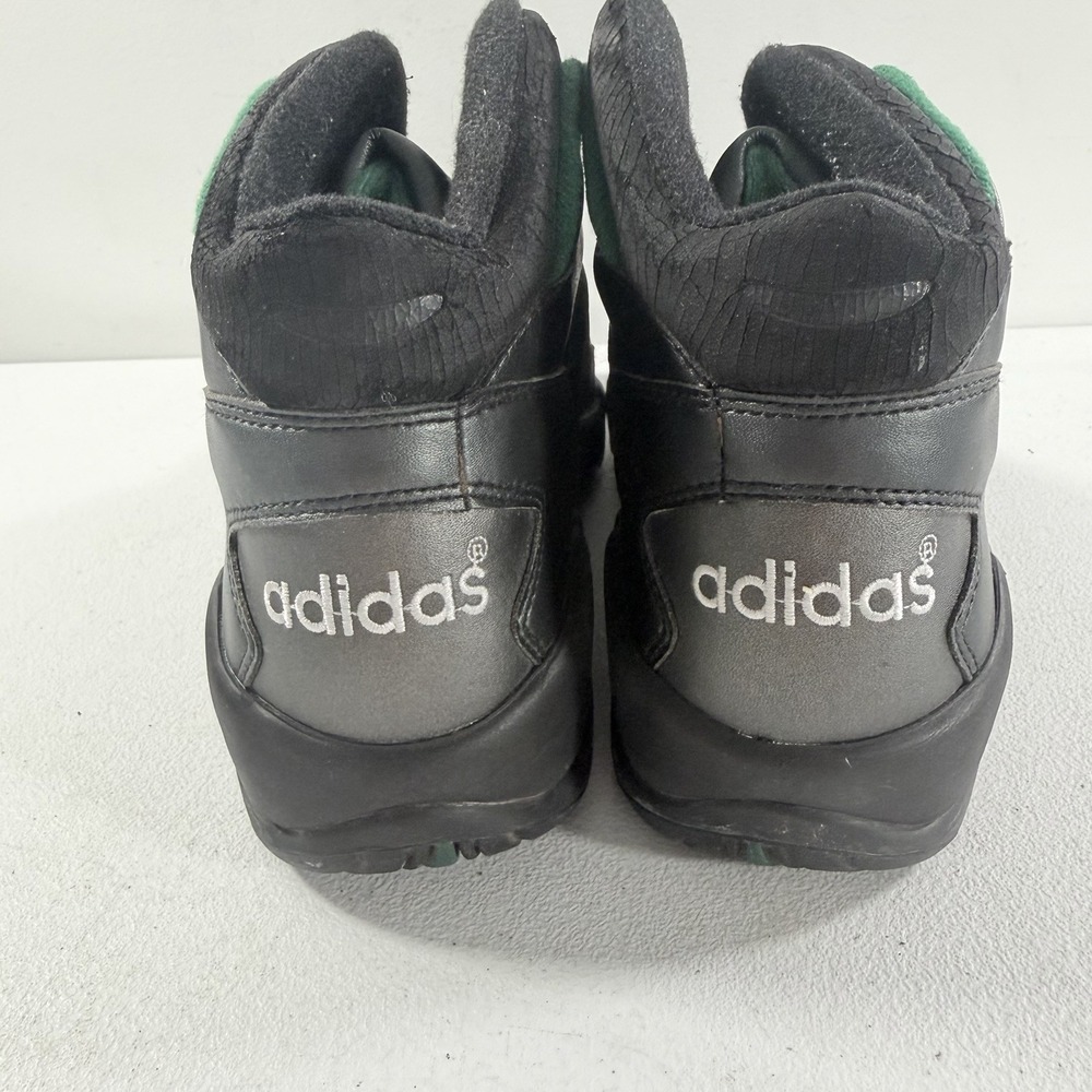 Vintage 1993 Adidas Streetball 2 Men's Basketball Shoes Black Green Size 9.5 - Picture 5 of 16